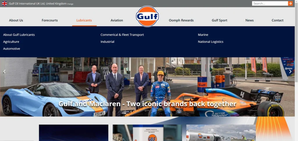 Stonehawk Digital Gulf Oil Uk screenshot 1600