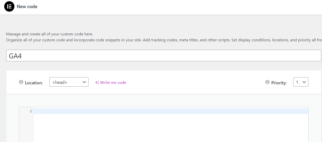 How to add Google Analytics to your Elementor site without a plugin ...
